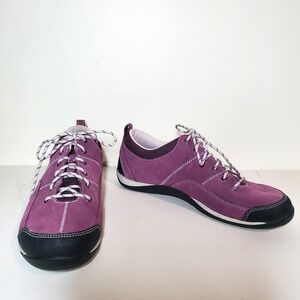 Women's L.L. Bean Purple Lace Up Walk Hike‎ Casual Shoes Sneakers - Size US 9M